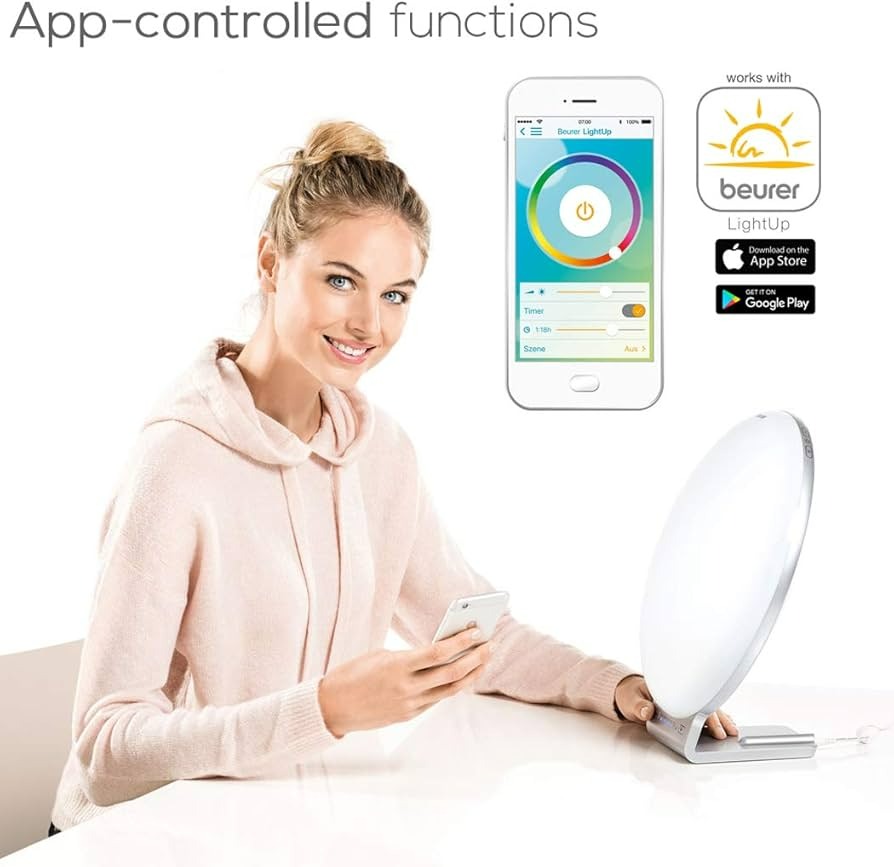 terapeutická lampa s bluetooth